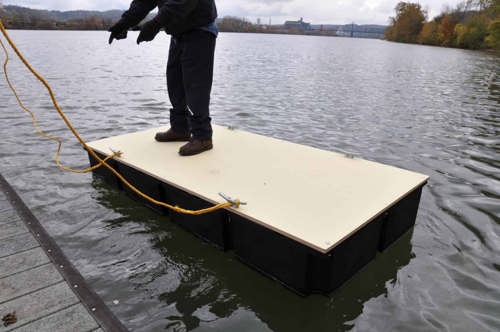 Shop Online 4' x 8' Floating Work Platform Merco Marine Boat Dock